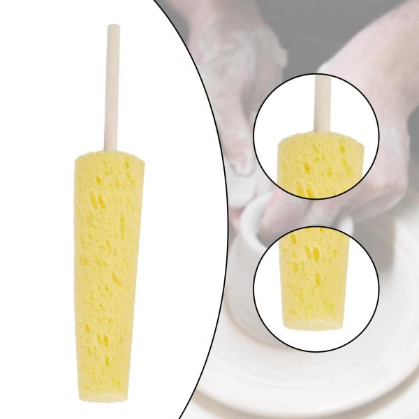 粘土陶器スポンジテクスチャリングと彫刻成形と彫刻セラミックツールイエロー