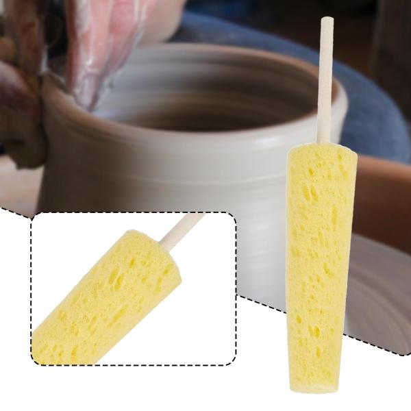 粘土陶器スポンジテクスチャリングと彫刻成形と彫刻セラミックツールイエロー