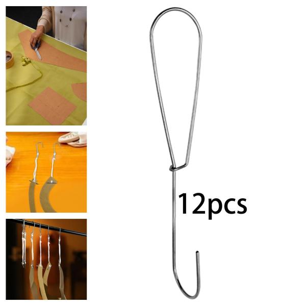 パターンメイキングフック 衣類デザインペーパーフック 220mmx44mm 12個