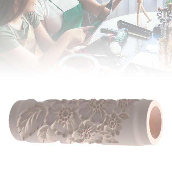 フラワークレイテクスチャローラーハンドメイドDIYイヤリングジュエリー作成ツールスタイルD