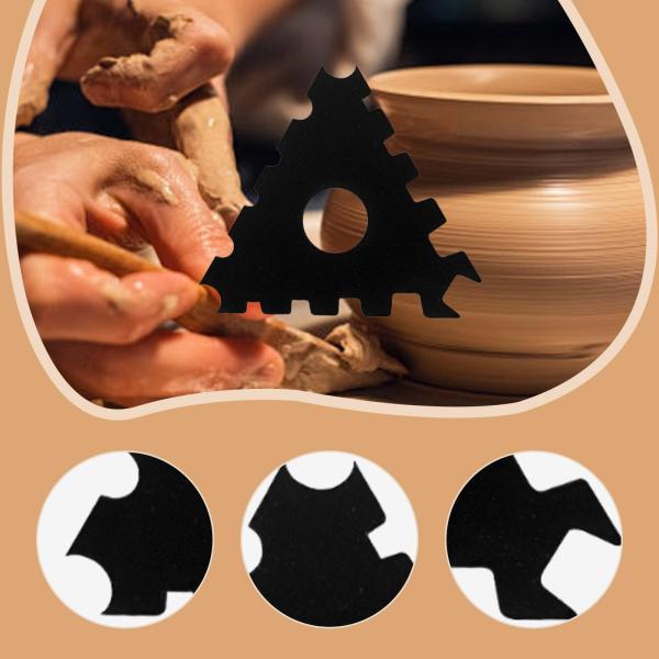 陶器リブ フラットマグ用陶器トリミングツール