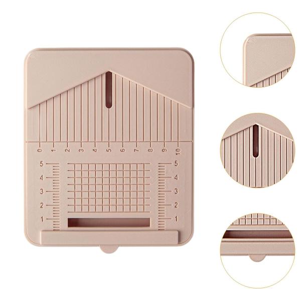 ポリマークレイイヤリングドリルガイドコンパクトエッセンシャルクレイイヤリングドリルスタンドアプリコット