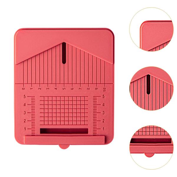 ポリマークレイイヤリングドリルガイドコンパクトエッセンシャルクレイイヤリングドリルスタンドピーチレッド