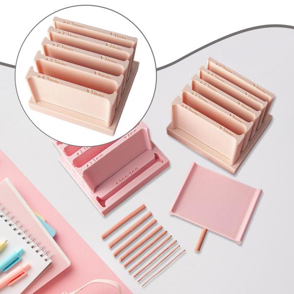 ポリマークレイストリップ押し出しツールプロフェッショナルDIYクラフト両面ベージュ