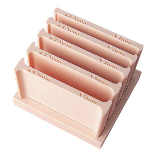 ポリマークレイストリップ押し出しツールプロフェッショナルDIYクラフト両面ベージュ