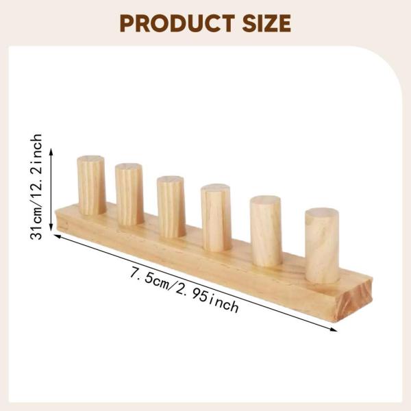 チャンキーブランケット織機 女性用 木製織機フレーム 糸工芸プロジェクト初心者向け 2個