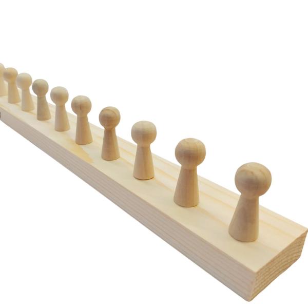 DIYスローブランケット用木製織機フレーム、初心者向けホームデコレーションポータブル頑丈織り機糸クラフト手編み