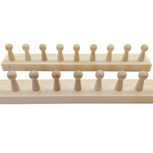 DIYスローブランケット用木製織機フレーム、初心者向けホームデコレーションポータブル頑丈織り機糸クラフト手編み