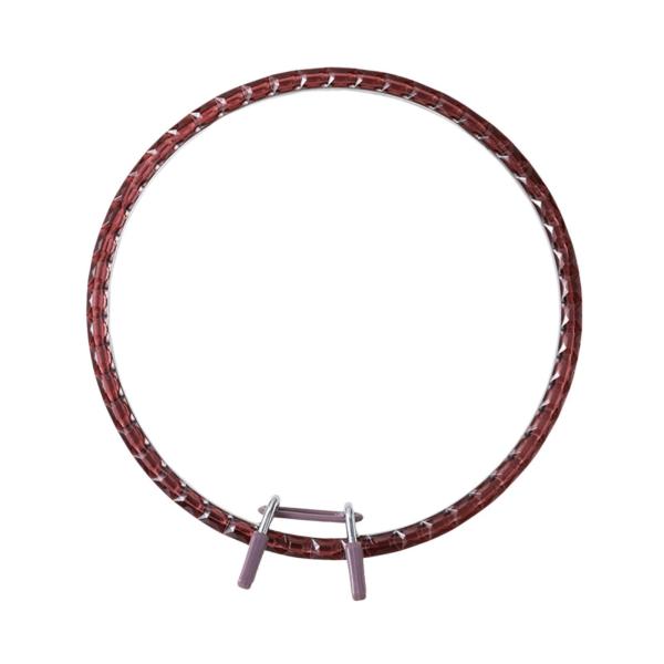 刺繍枠 16cm ラウンドクロスステッチ枠 針仕事 裁縫 アートクラフト コーヒー