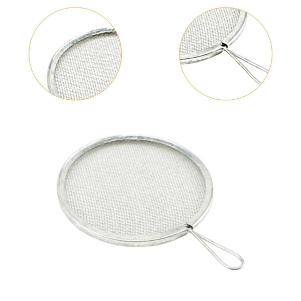 陶器用釉薬フィルターメッシュ軽量ポータブル陶芸ツール粘土陶器ラウンド用