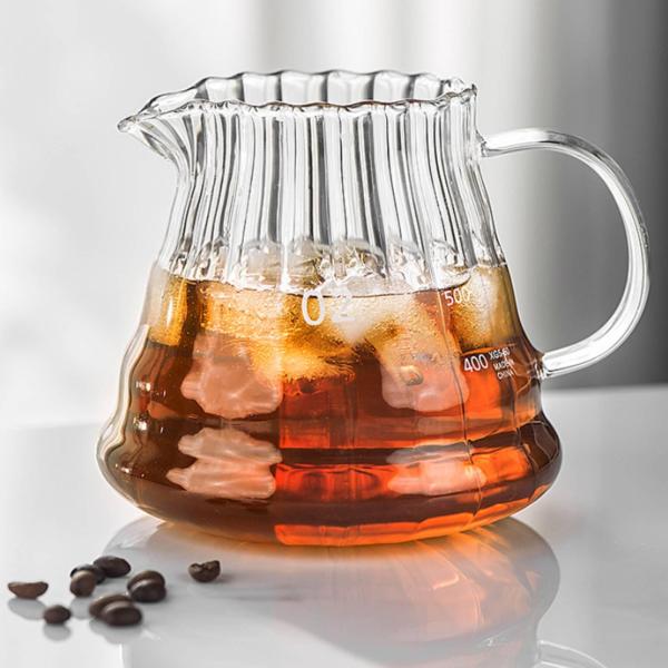 コーヒー器具 手動抽出 セット コーヒードリッパー ガラスサーバー グースネックケトル 紙フィルター 耐熱ガラス 木製グリップ 観察しやすい 家庭 来客時に適用