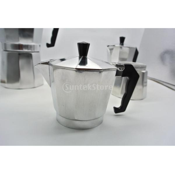 KOZEEY コーヒーモカメーカー モカポット パーコレーター 調理器具 耐熱性 コーヒー 台所 4種類選べる  - 6カップ