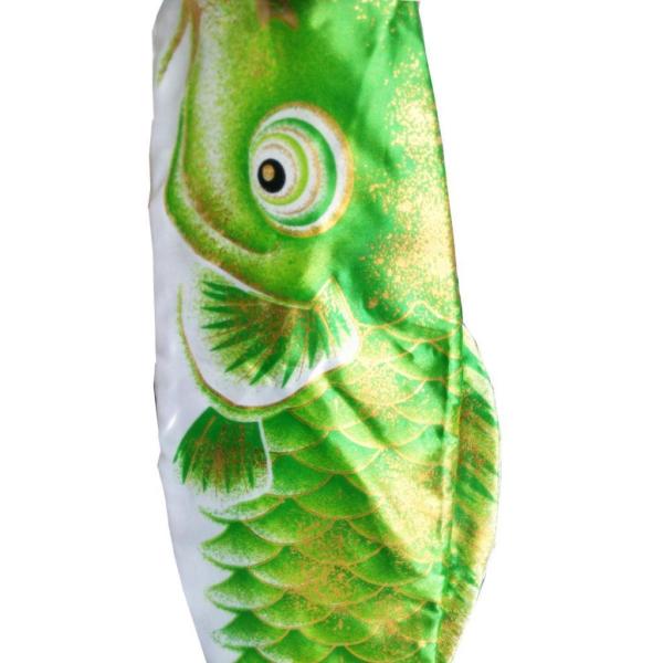 japanese windsock carp flag庭園鯉のぼりセイルフィッシュ70cmゴールデングリーン