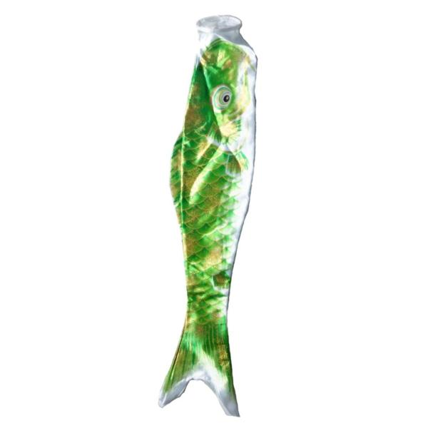 japanese windsock carp flag庭園鯉のぼりセイルフィッシュ70cmゴールデングリーン
