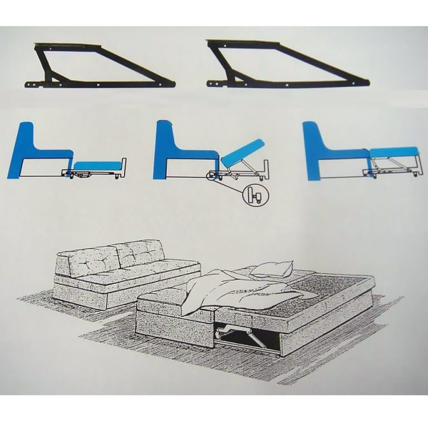 2個セット ハードウェア スプリング ヒンジ ラケット リフトアップ テーブル 家具   