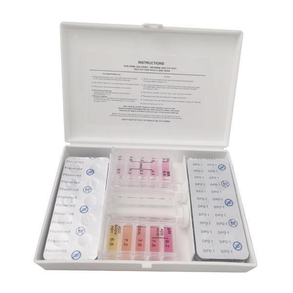 塩素/ PH用の白いケースが付いた2イン1水族館スイミングプールテスターセット