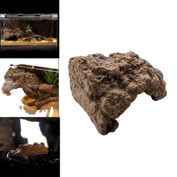 カメのカメの媒体のための人工のシミュレーション爬虫類隠し洞窟穴装飾