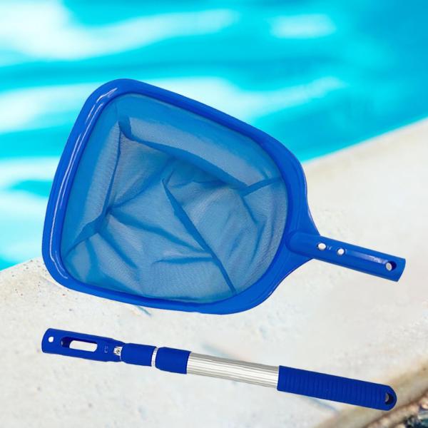 浴槽の池のメンテナンスクリーニングツールスキマーネットとポールのためのプールクリーナー伸縮ポール