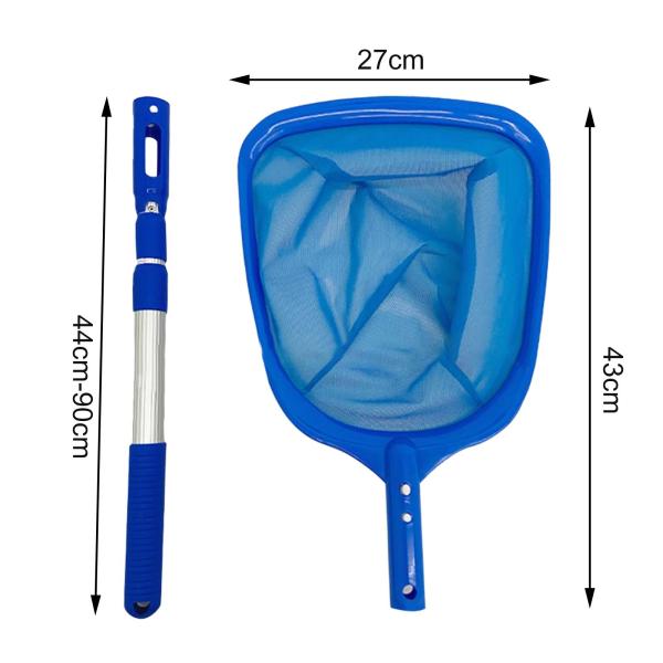 浴槽の池のメンテナンスクリーニングツールスキマーネットとポールのためのプールクリーナー伸縮ポール