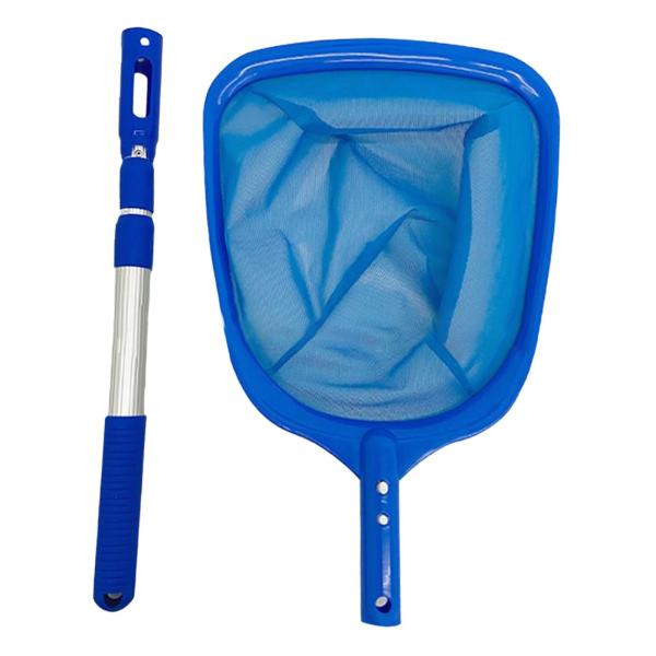 浴槽の池のメンテナンスクリーニングツールスキマーネットとポールのためのプールクリーナー伸縮ポール