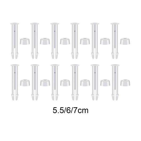 12個のプールジョイントピンとラバーシールスイミングプールの交換部品5.5cm
