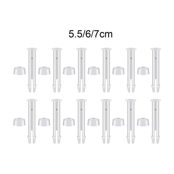 12個のプールジョイントピンとラバーシールスイミングプールの交換部品5.5cm