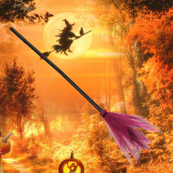 ハロウィン魔女ほうき魔女ほうき、子供ほうき小道具魔女ほうき