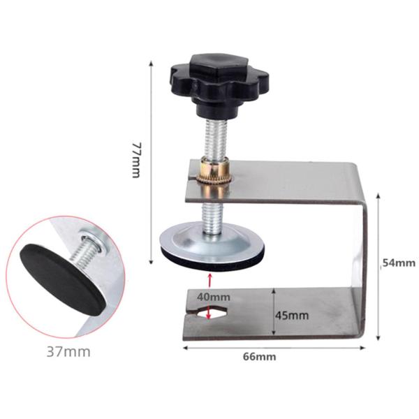 木工用クランプ装置 ユニバーサル引き出しフロントクランプ 家具取付用 Uタイプ