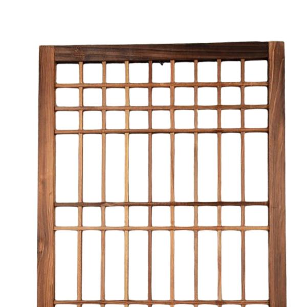 掛けること容易な窓枠の庭の格子造りの木製の窓ガラスの壁のペディ