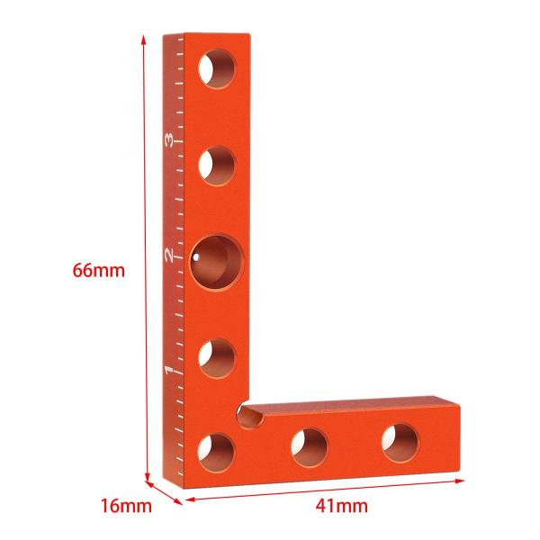 90度ポジショニングスクエア 直角クランプ 直角クランプ 鉄 正確な90度クランプ 引き出し用 大工分度器 DIYフレーミング