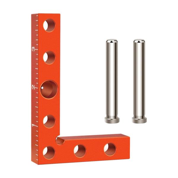 90度ポジショニングスクエア 直角クランプ 直角クランプ 鉄 正確な90度クランプ 引き出し用 大工分度器 DIYフレーミング