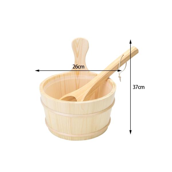 4L 木製サウナバレル大容量スパアクセサリーバスルームホテルサウナウッド用