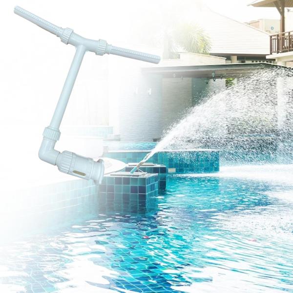 プール噴水デュアル噴水スプレー噴水、高圧プールスプレー噴水、地上プール装飾上の池庭用ガーデンスプリンクル
