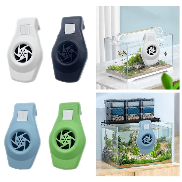 水族館チラーファン静音 2 可変速度 USB ケーブル水槽冷却ファン ホワイト