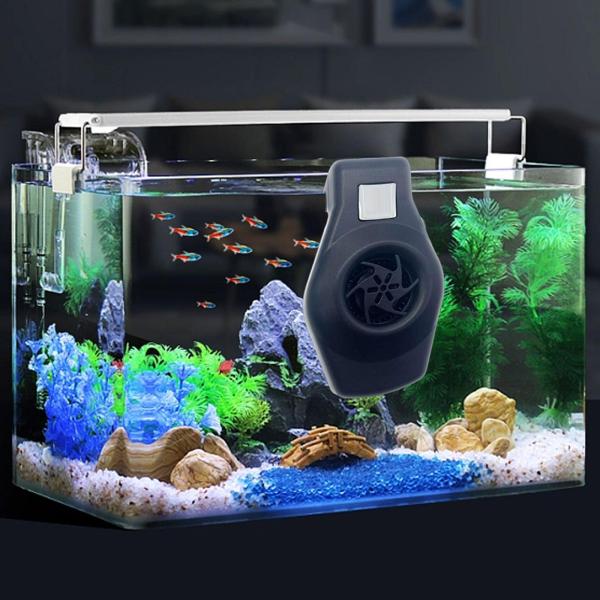 水族館チラーファン静音 2 可変速度 USB ケーブル水槽冷却ファン ブラック