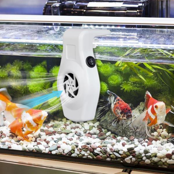 水族館チラーファン静音 2 可変速度 USB ケーブル水槽冷却ファン グリーン