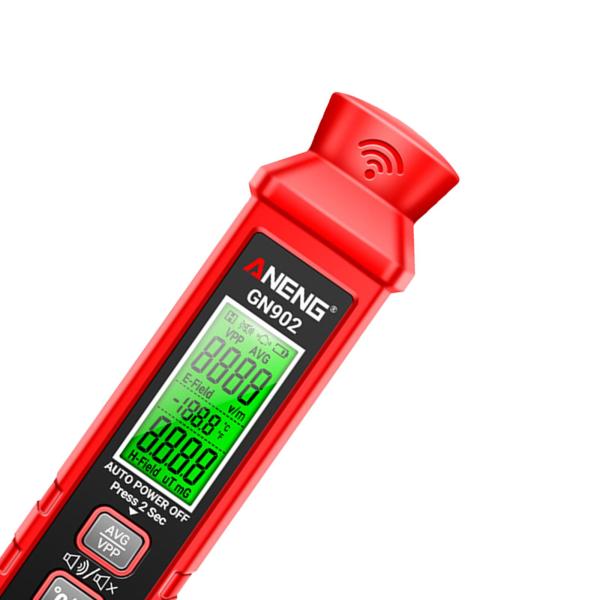 EMF メーター電磁テスターハンドヘルド温度測定アラーム付き EMF 検出器 EMF テスター家庭用電話屋外用