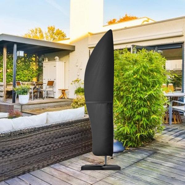 屋外パティオ傘カバー雨雪日光保護耐久性のあるプロテクターバナナスタイル 280 センチメートル