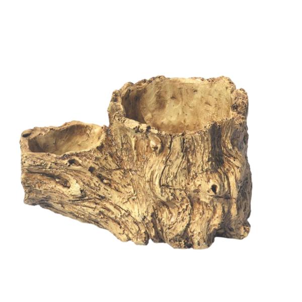 人工流木プランターコンテナ耐久性のあるレトロクリエイティブ樹脂木の