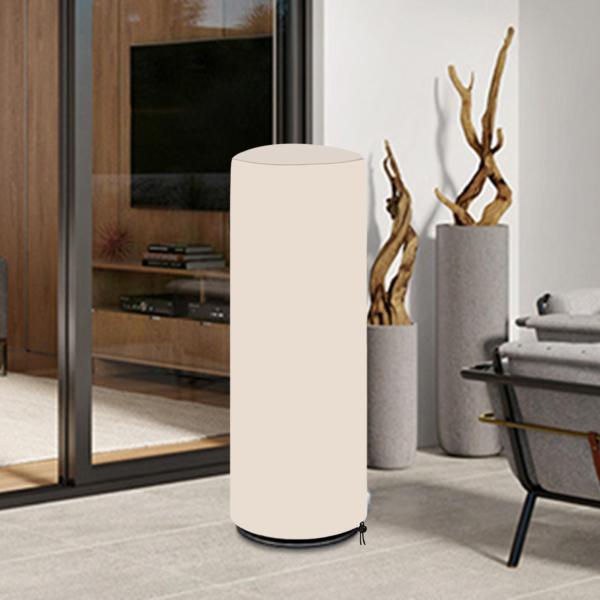 パティオヒーターカバーアクセサリー屋外ポータブル簡単インストール防水ベージュ