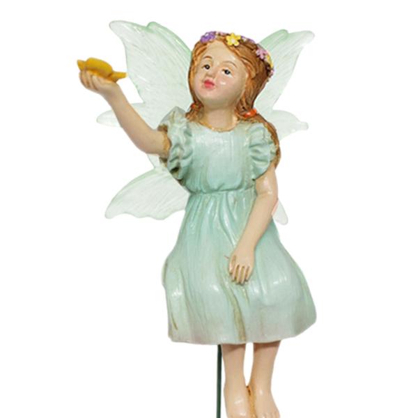 ミニチュア妖精置物ミニチュア妖精ガーデンアクセサリー屋外装飾蝶妖精像妖精ガーデンアクセサリー