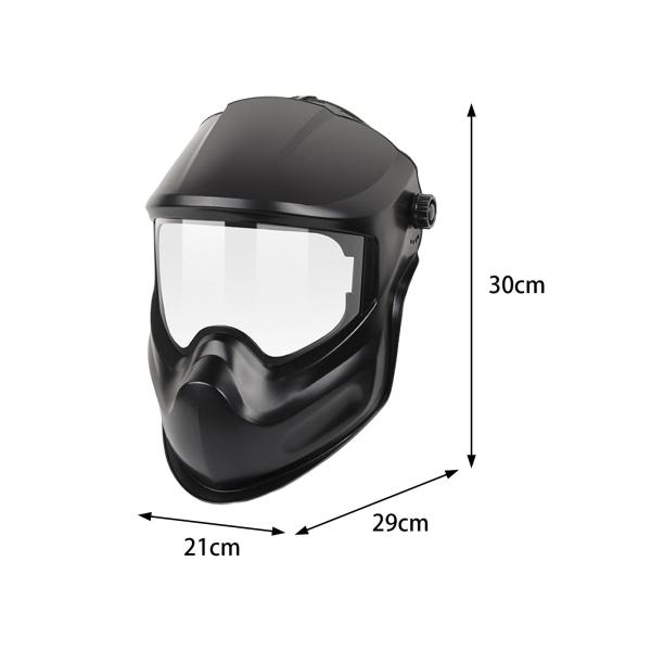 溶接ヘルメットヘッドギア保護カバー女性男性ホームキャップ溶接機マスクフード 5Len と 1 マスク
