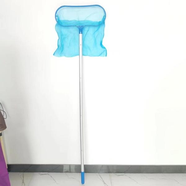 スイミングプールクリーニングネット プールスキマーネット ポール付き スパプール池用 中