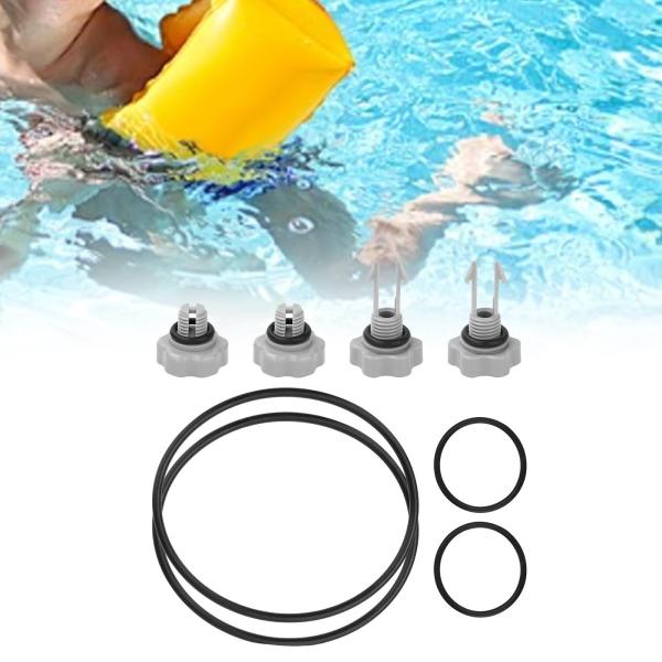 フィルターポンプ交換用シールセット修理部品、プールアクセサリー簡単取り付けプールフィルターポンプ用シールコンポーネント
