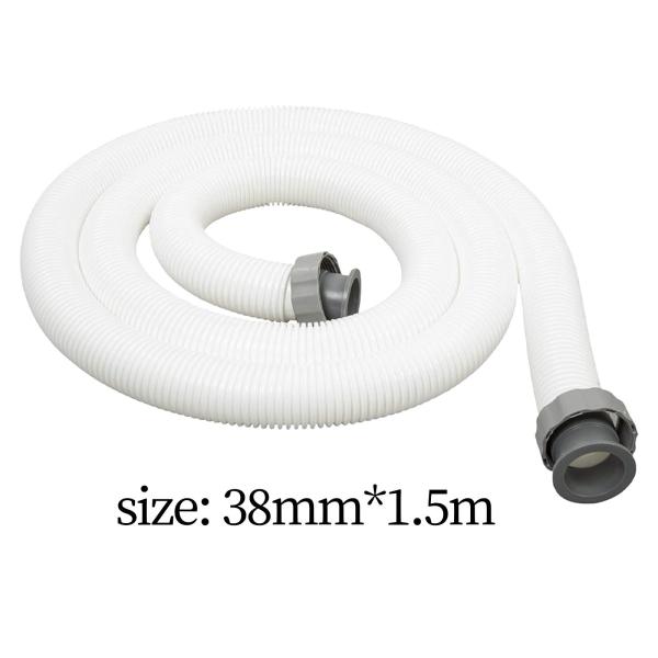 スイミングプールホース プールポンプホース 多目的、交換部品、軽量、フレキシブル、38mm スイミングプールパイプ 59インチ長