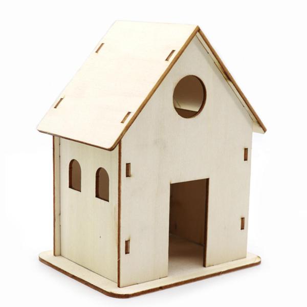 DIY 木製鳥の巣 巣箱 手作り鳥の巣箱 ロビンハチドリ用 15cmx12cmx10cm