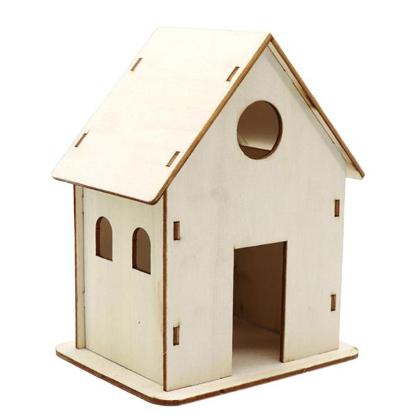 DIY 木製鳥の巣 巣箱 手作り鳥の巣箱 ロビンハチドリ用 15cmx12cmx10cm