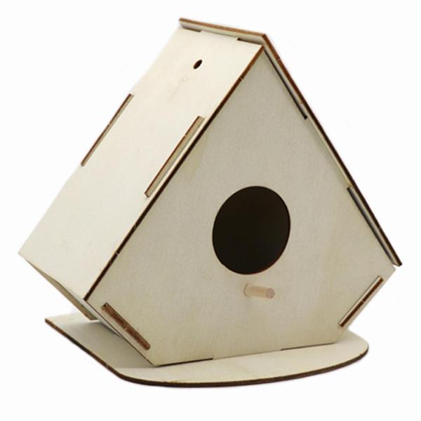 DIY 木製鳥の巣 巣箱 手作り鳥の巣箱 ロビンハチドリ用 15cmx16.5cmx8cm