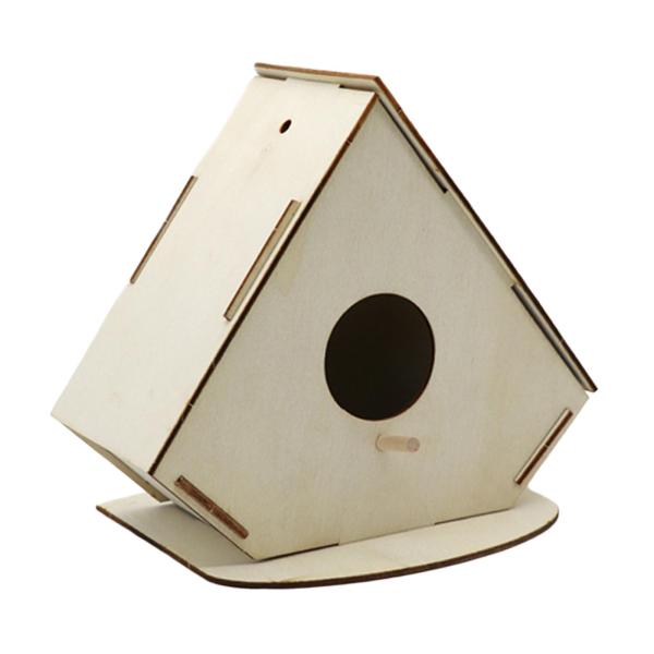 DIY 木製鳥の巣 巣箱 手作り鳥の巣箱 ロビンハチドリ用 15cmx16.5cmx8cm