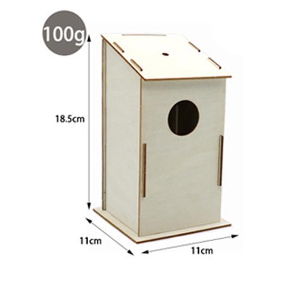 巣箱タイプ 25-B-119 中型 木製 Amazon.co.jp: 鳥 巣箱 吊り下げ 大型 屋根付き 木製 野鳥用巣箱